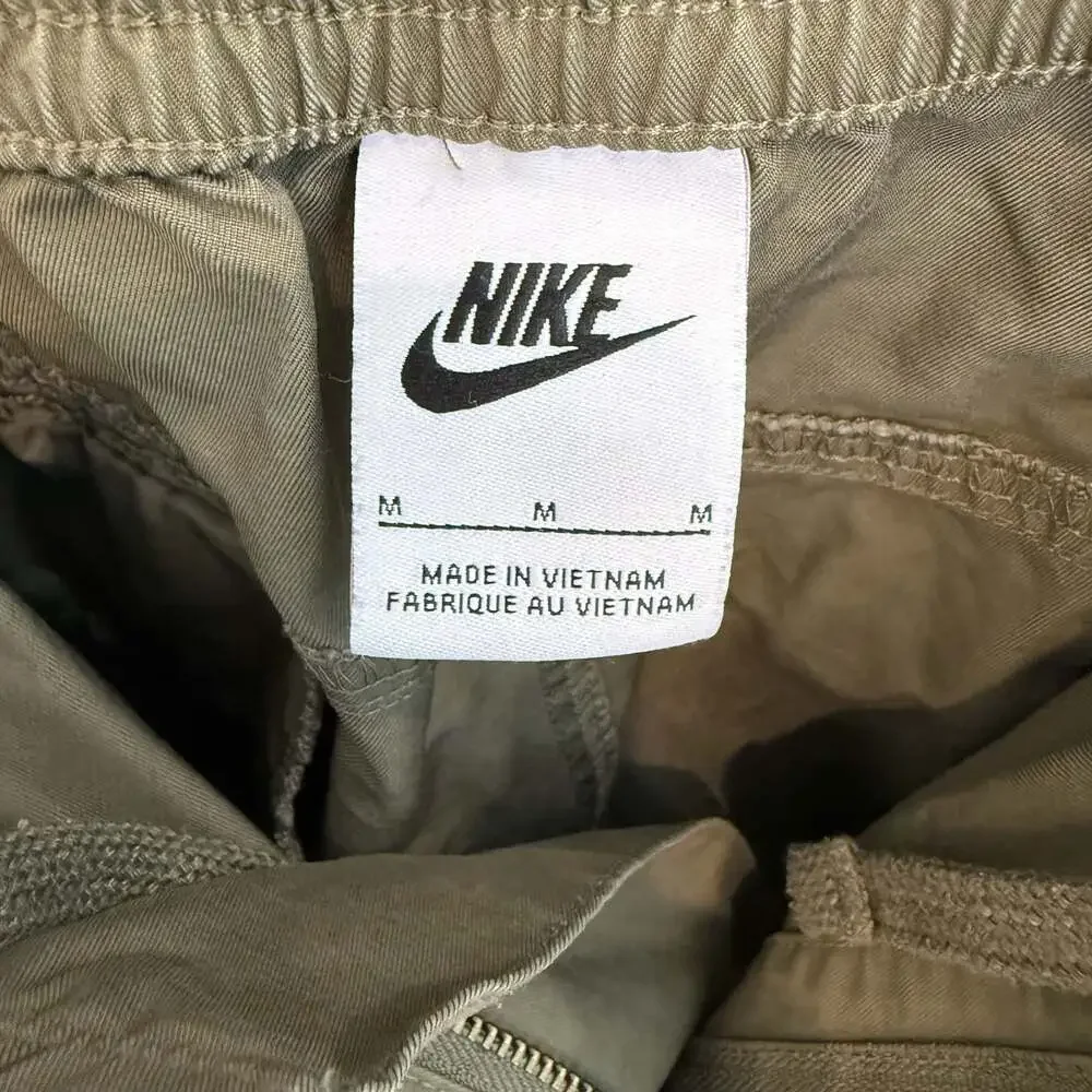 Nike Sportswear Men's Unlined Woven Utility Cargo Pants Olive Green - Picture 3 of 6